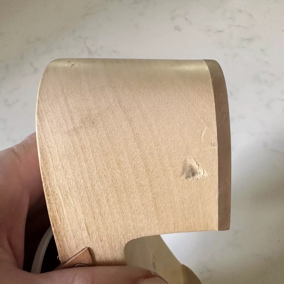 Loeffler Randall Women's Lupa Mid Heel Clog Tan size 5.5 NWOB Retail $350.00 - Picture 4 of 4